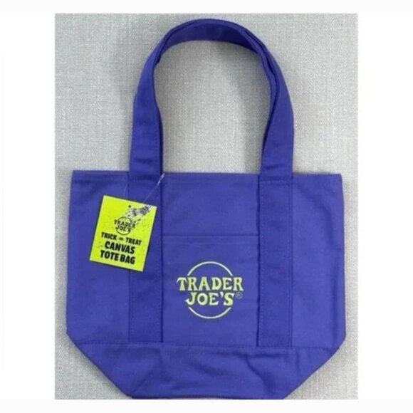 TRADER JOE'S LIMITED EDITION CANVAS MINI TOTE - Picture 1 of 1